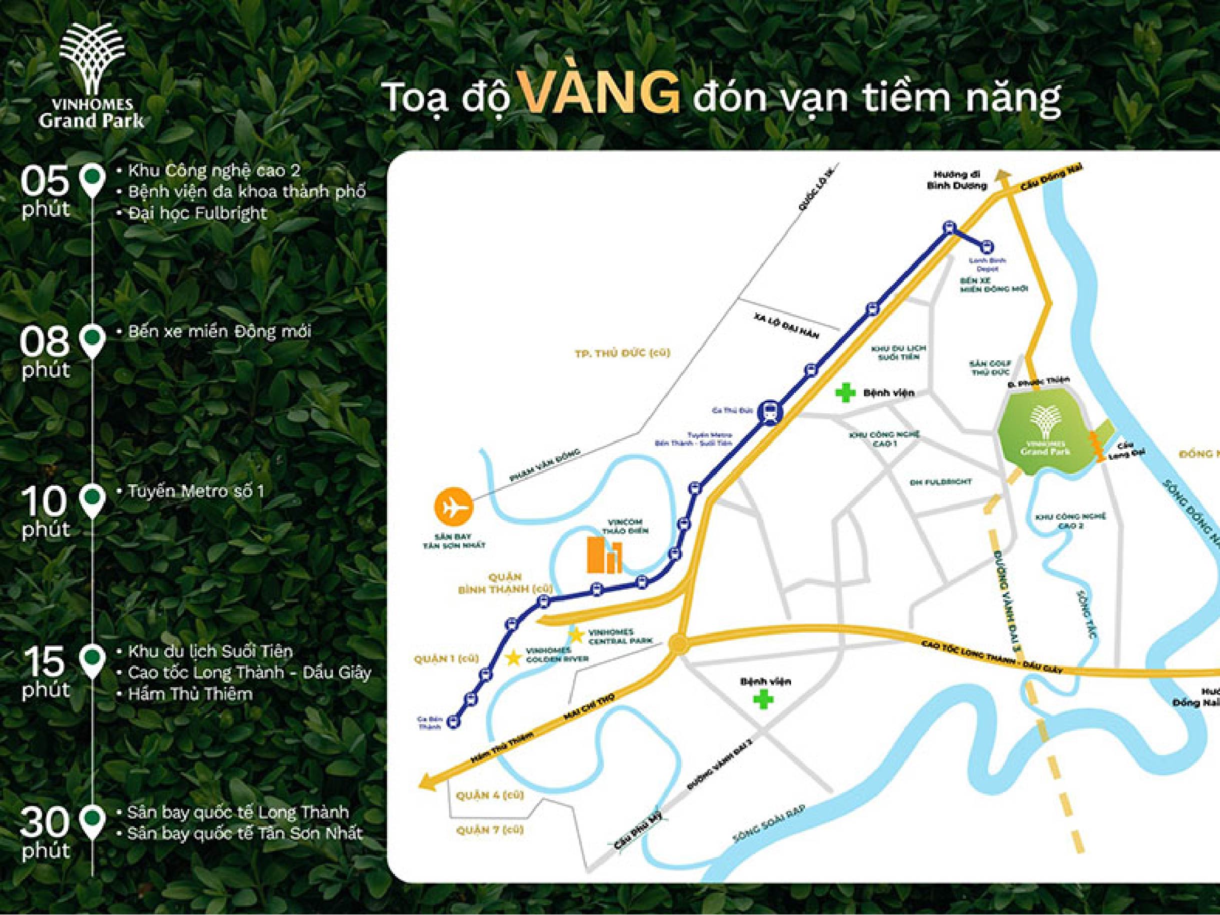 Vị trí dự án VINHOMES GRAND PARK